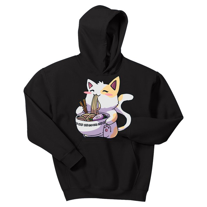 Ra Cat Kawaii Anime Japanese Kawaii Neko Kids Hoodie