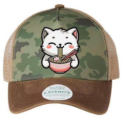 Ramen Cat Kitten Kawaii Japanese Neko Anime Legacy Tie Dye Trucker Hat