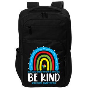 Rainbow Choose Kindness Month Be Kind Autism Awareness Cute Gift Impact Tech Backpack