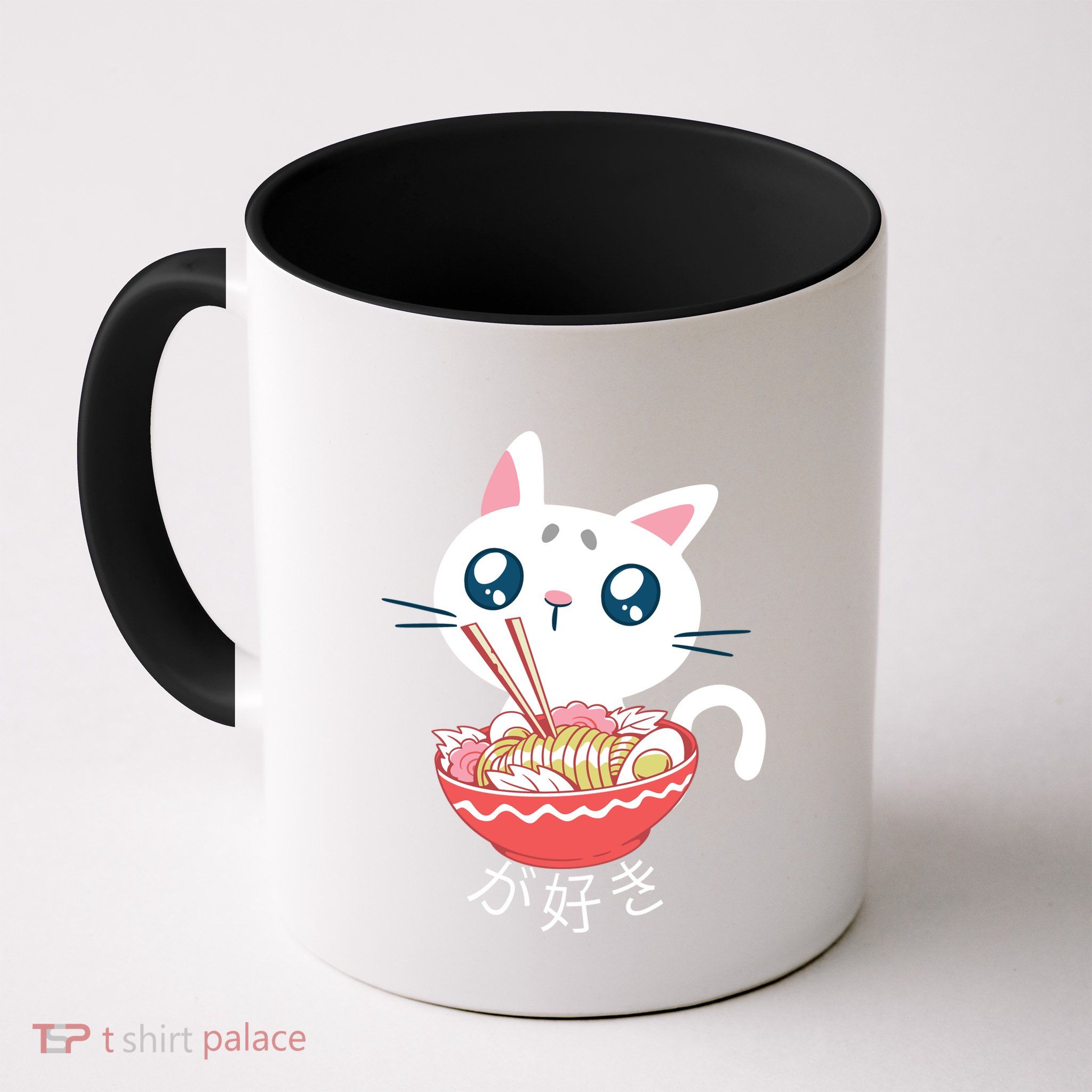 Ramen Cat Kawaii Anime Japanese Kawaii Neko Mug