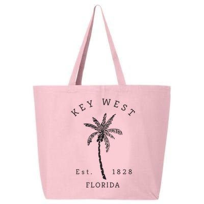 Retro Cool Key West Florida Palm Tree Novelty 25L Jumbo Tote