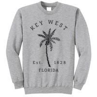 Retro Cool Key West Florida Palm Tree Novelty Tall Sweatshirt