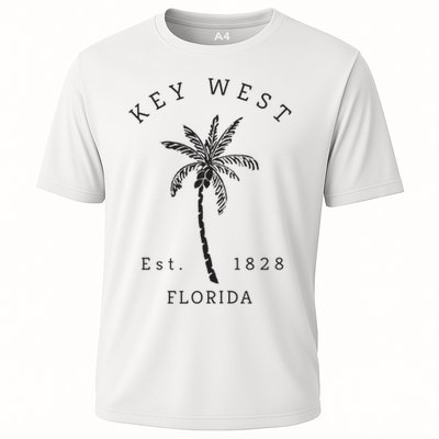 Retro Cool Key West Florida Palm Tree Novelty Performance Shirt