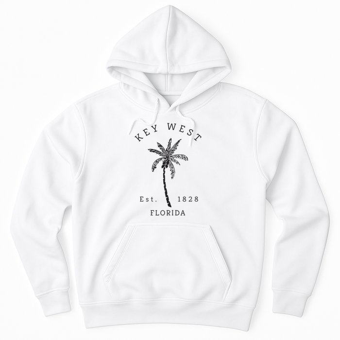 Retro Cool Key West Florida Palm Tree Novelty Hoodie