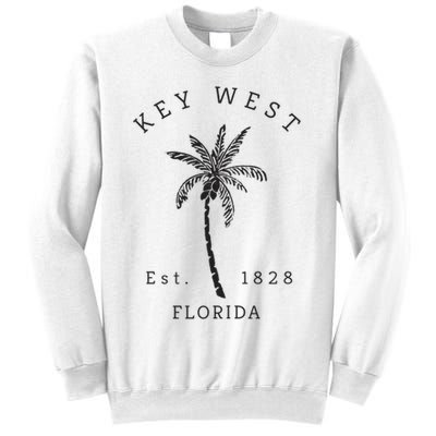 Retro Cool Key West Florida Palm Tree Novelty Sweatshirt