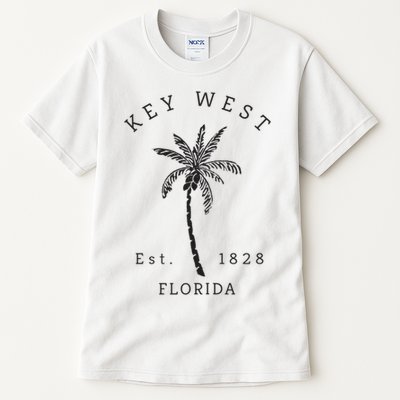Retro Cool Key West Florida Palm Tree Novelty Tall T-Shirt