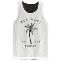 Retro Cool Key West Florida Palm Tree Novelty Mesh Reversible Basketball Jersey Tank