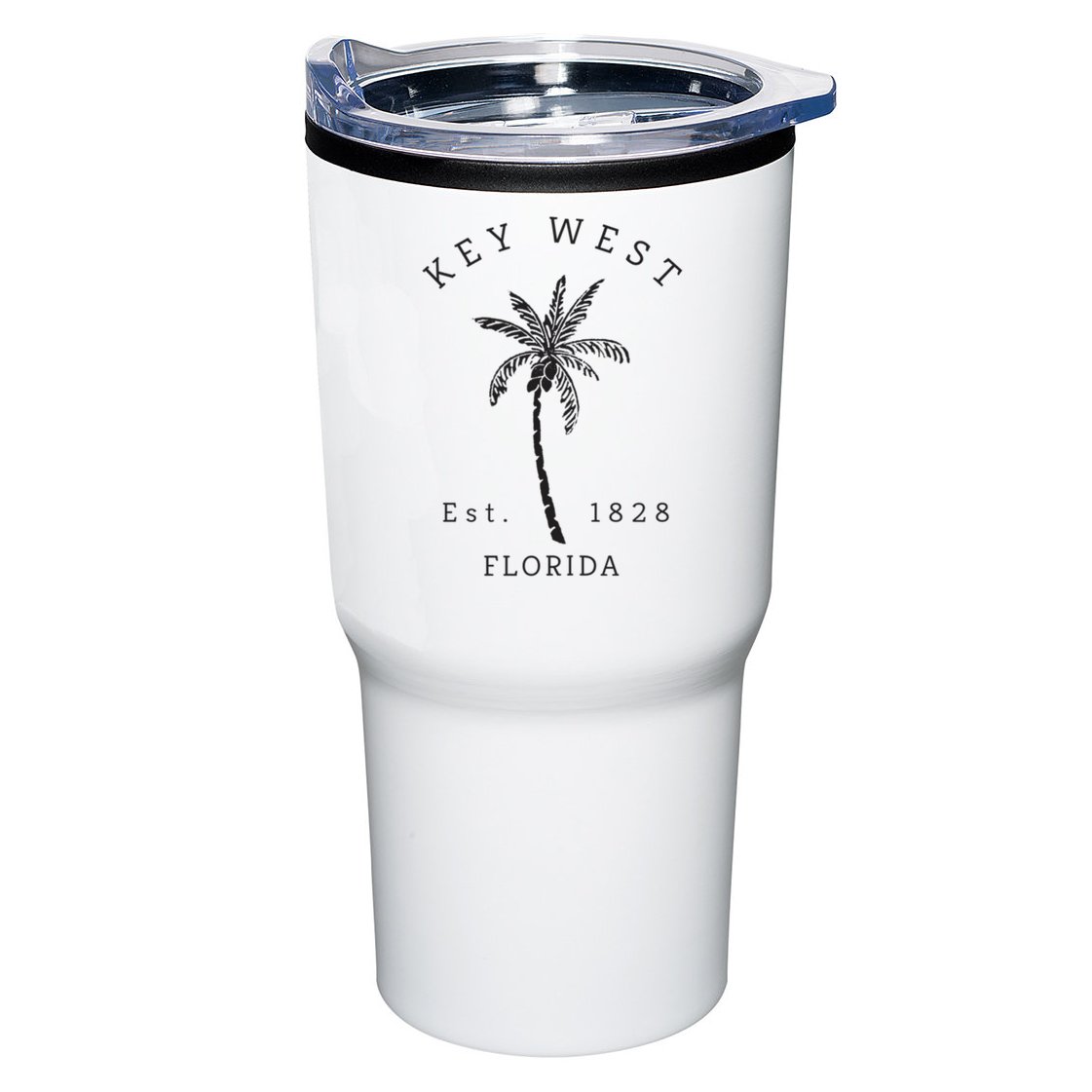 Retro Cool Key West Florida Palm Tree Novelty Tumbler