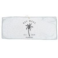 Retro Cool Key West Florida Palm Tree Novelty Large Microfiber Waffle Golf Towel
