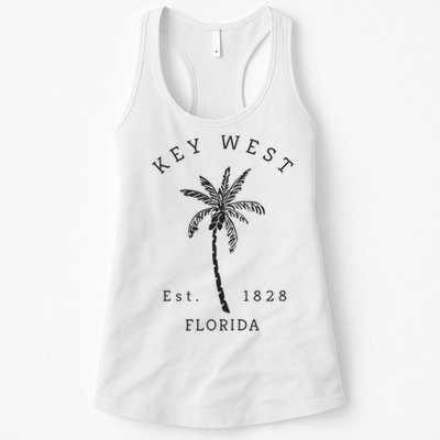 Retro Cool Key West Florida Palm Tree Novelty Womens Tank Top