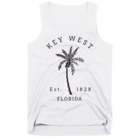 Retro Cool Key West Florida Palm Tree Novelty Tank Top