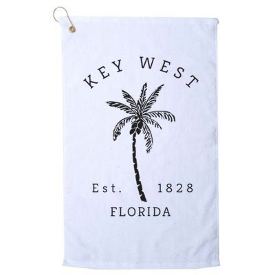 Retro Cool Key West Florida Palm Tree Novelty Golf Towel