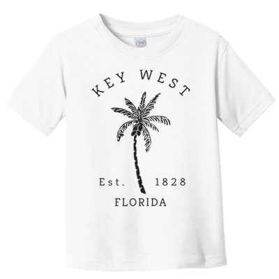 Retro Cool Key West Florida Palm Tree Novelty Toddler T-Shirt