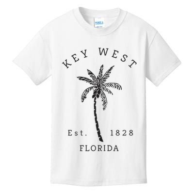 Retro Cool Key West Florida Palm Tree Novelty Kids T-Shirt