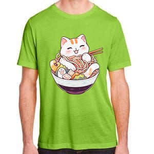 Ra Cat Kawaii Neko Cute Anime Adult ChromaSoft Performance T-Shirt