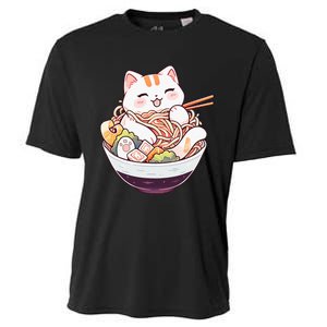 Ra Cat Kawaii Neko Cute Anime Cooling Performance Crew T-Shirt