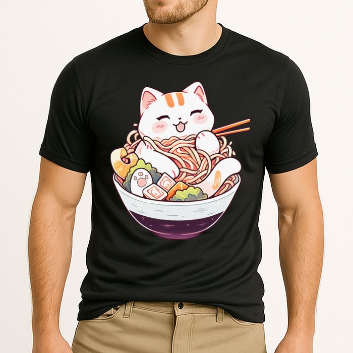 Ra Cat Kawaii Neko Cute Anime Cooling Performance Crew T-Shirt