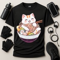 Ra Cat Kawaii Neko Cute Anime Cooling Performance Crew T-Shirt