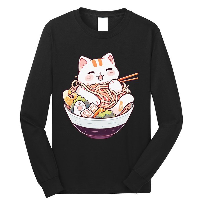 Ra Cat Kawaii Neko Cute Anime Long Sleeve Shirt