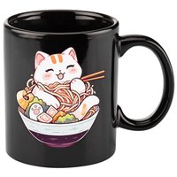 Ra Cat Kawaii Neko Cute Anime 11oz C Handle Ceramic Mug