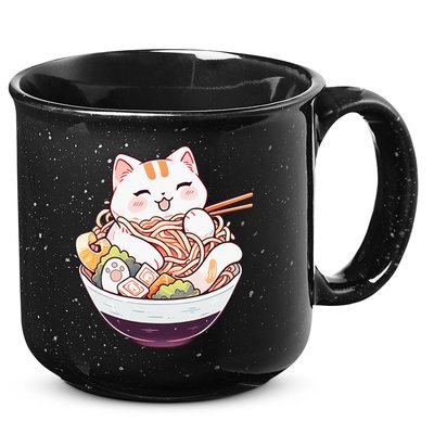 Ra Cat Kawaii Neko Cute Anime 15oz Campfire Ceramic Mug