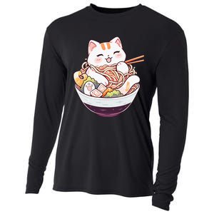 Ra Cat Kawaii Neko Cute Anime Cooling Performance Long Sleeve Crew