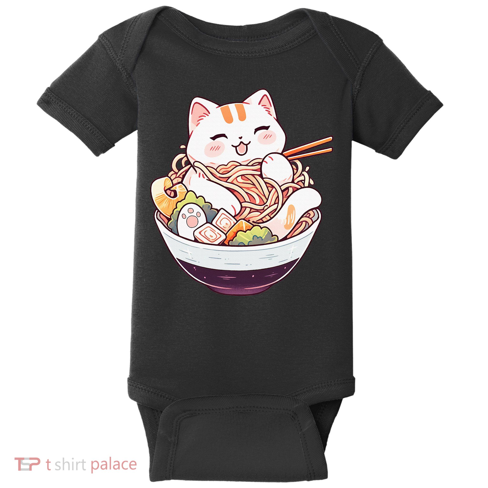 Ra Cat Kawaii Neko Cute Anime Baby Bodysuit