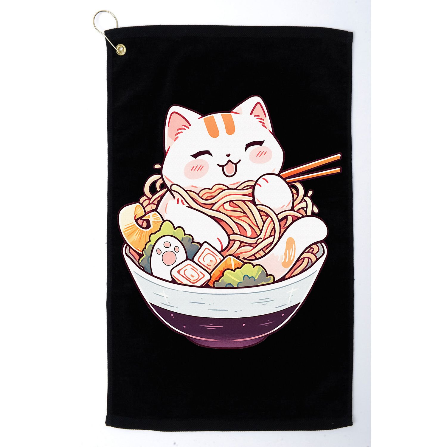 Ra Cat Kawaii Neko Cute Anime Golf Towel