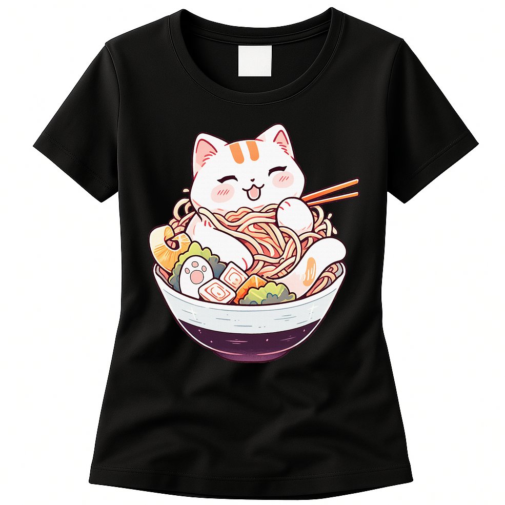 Ra Cat Kawaii Neko Cute Anime Womens T-Shirt