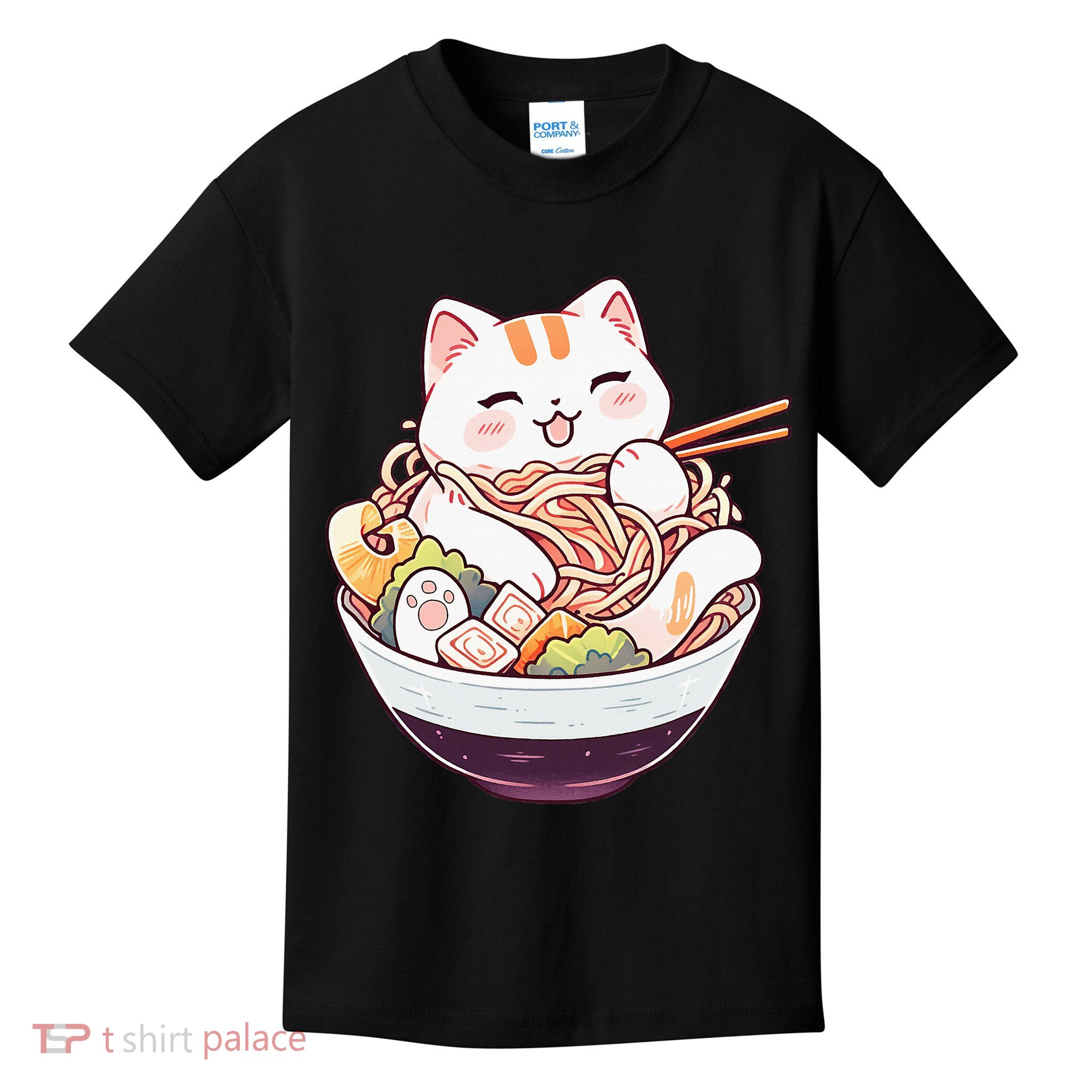 Ra Cat Kawaii Neko Cute Anime Kids T-Shirt