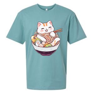 Ra Cat Kawaii Neko Cute Anime Sueded Cloud Jersey T-Shirt