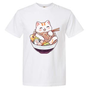 Ra Cat Kawaii Neko Cute Anime Garment-Dyed Heavyweight T-Shirt