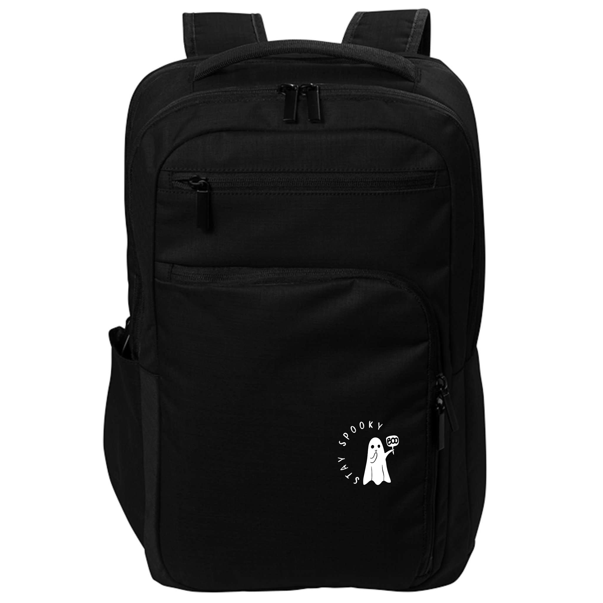 Retro Cute Little Ghost Boo Halloween Costume Impact Tech Backpack