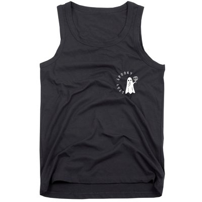 Retro Cute Little Ghost Boo Halloween Costume Tank Top