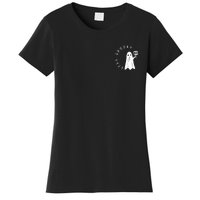 Retro Cute Little Ghost Boo Halloween Costume Women's T-Shirt