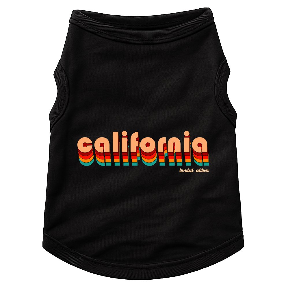 Retro California Limited Edition Logo Doggie Tank