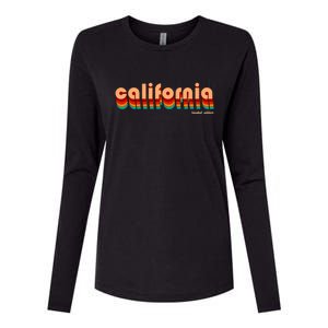 Retro California Limited Edition Logo Womens Cotton Relaxed Long Sleeve T-Shirt