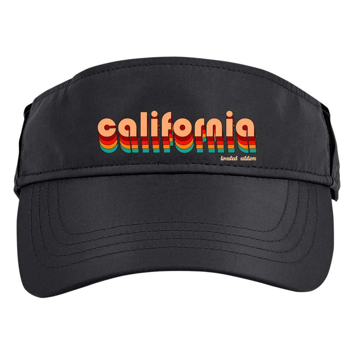 Retro California Limited Edition Logo Adult Drive Performance Visor
