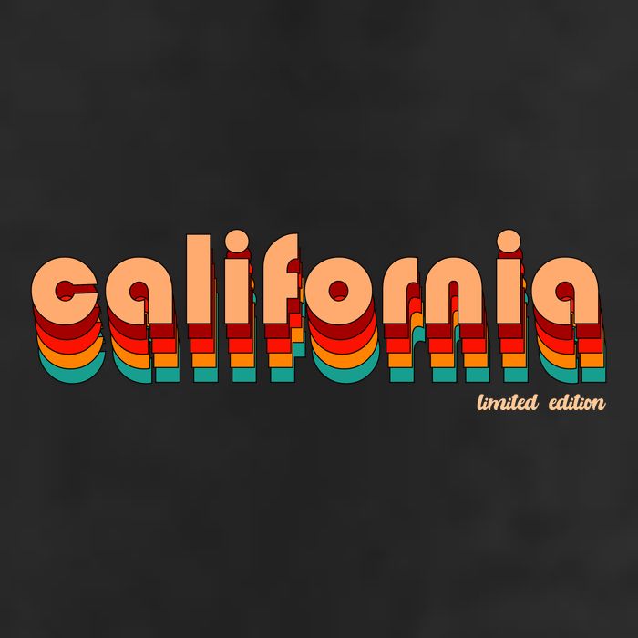 Retro California Limited Edition Logo Adult Drive Performance Visor
