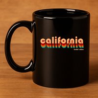 Retro California Limited Edition Logo 11oz C Handle Ceramic Mug