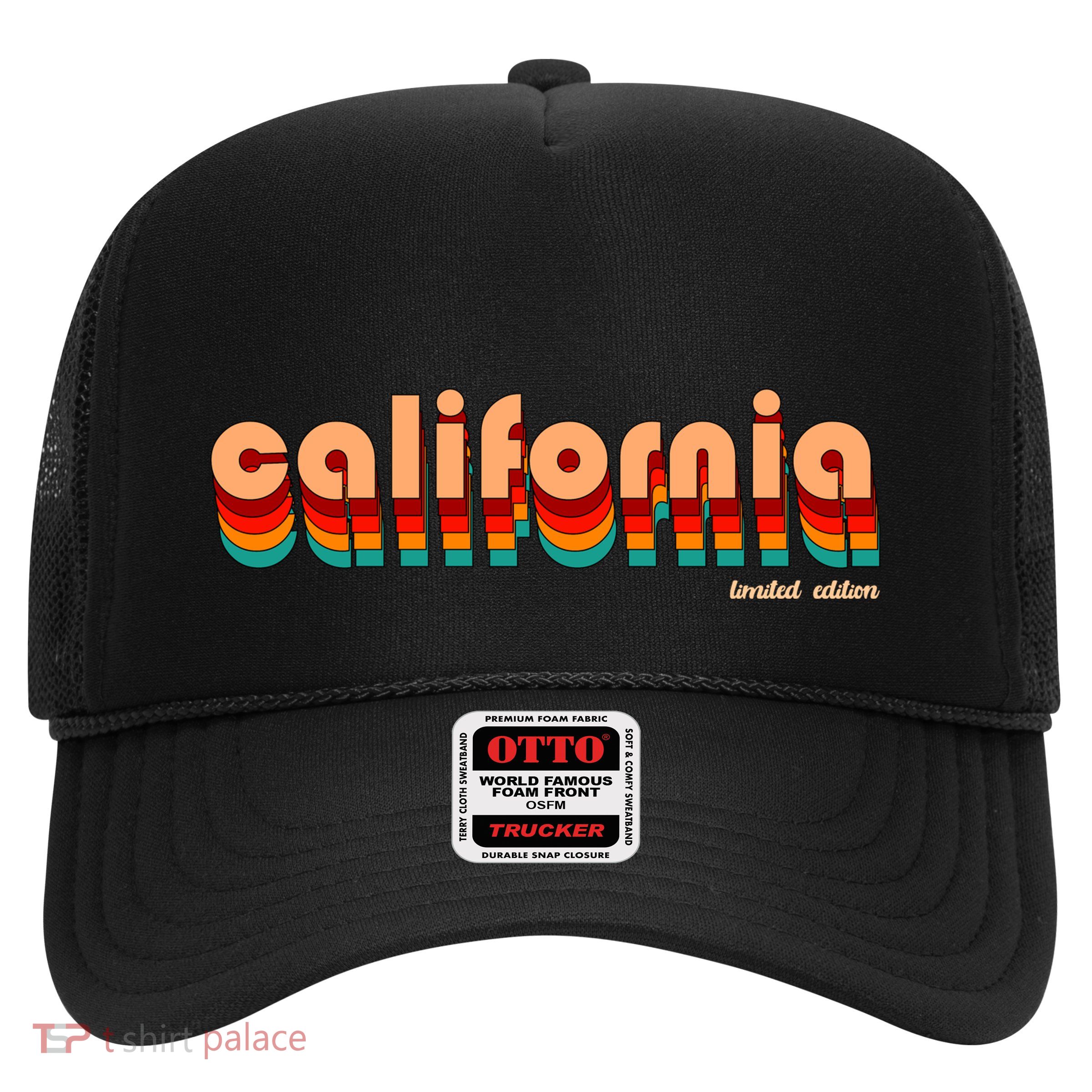 Retro California Limited Edition Logo Trucker Hat
