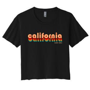 Retro California Limited Edition Logo Women's Crop Top Tee