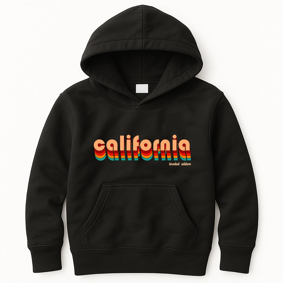 Retro California Limited Edition Logo Kids Hoodie