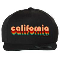 Retro California Limited Edition Logo Wool Snapback Cap