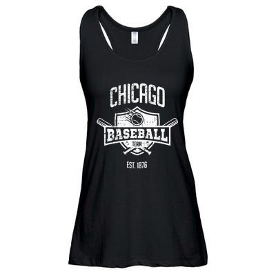 Retro Cub Look Fan Gift Party Tailgate Ladies Essential Flowy Tank