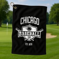 Retro Cub Look Fan Gift Party Tailgate Golf Towel