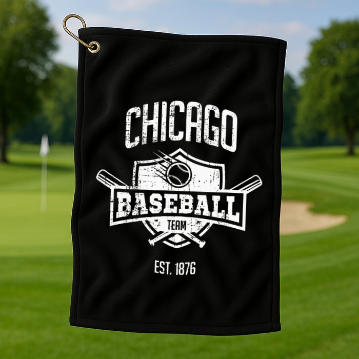 Retro Cub Look Fan Gift Party Tailgate Golf Towel