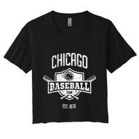 Retro Cub Look Fan Gift Party Tailgate Women's Crop Top Tee