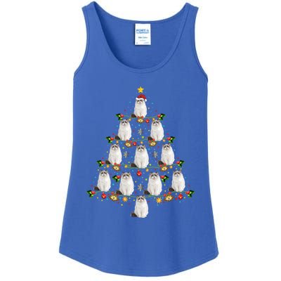 Ragdoll Cat Lover Xmas Matching Santa Ragdoll Christmas Tree Gift Ladies Essential Tank