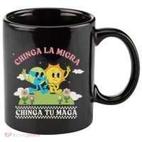 Retro Chinga La Migra Chinga Tu Maga 11oz C Handle Ceramic Mug